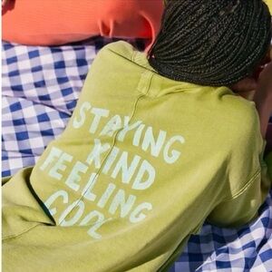 Aerie Down-To-Earth Everyday Distressed Oversized Sweatshirt